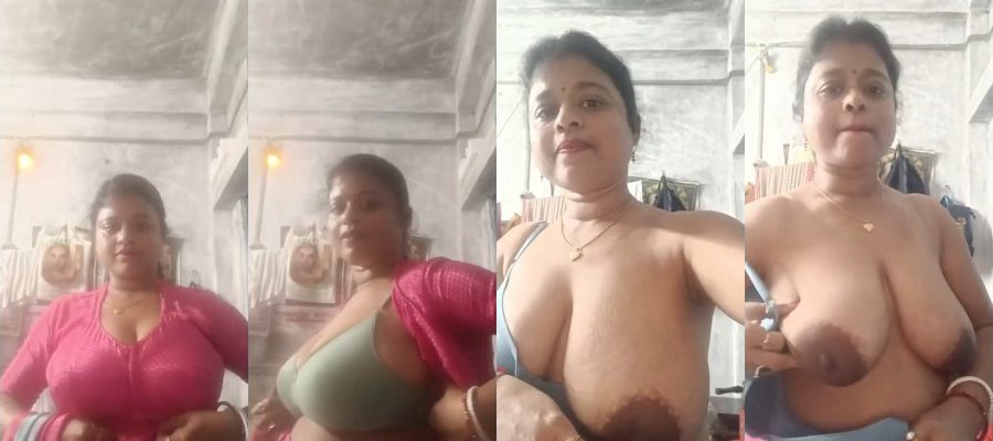 Sexy Desi Boudi Shows her Big Boobs Part 1