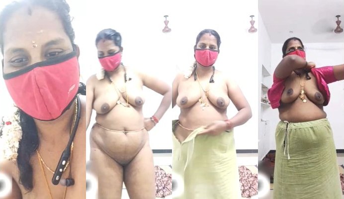 Horny Desi Telugu Bhabhi Shows Nude Body On VC